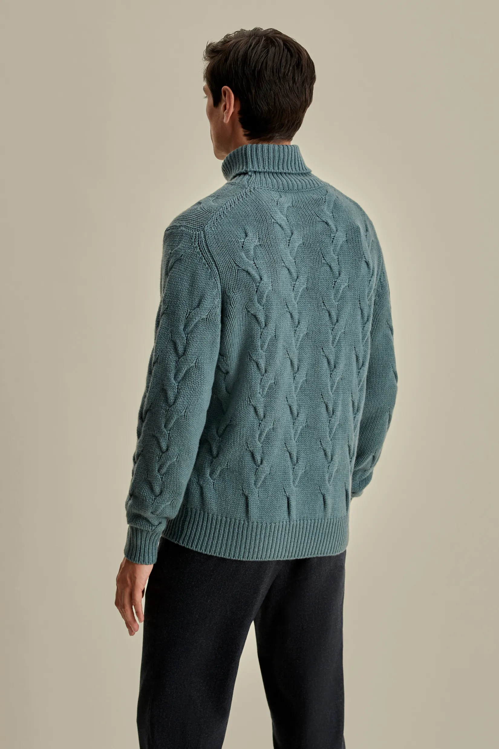 New Cashmere Chunky Roll Neck Sweater Knitwear