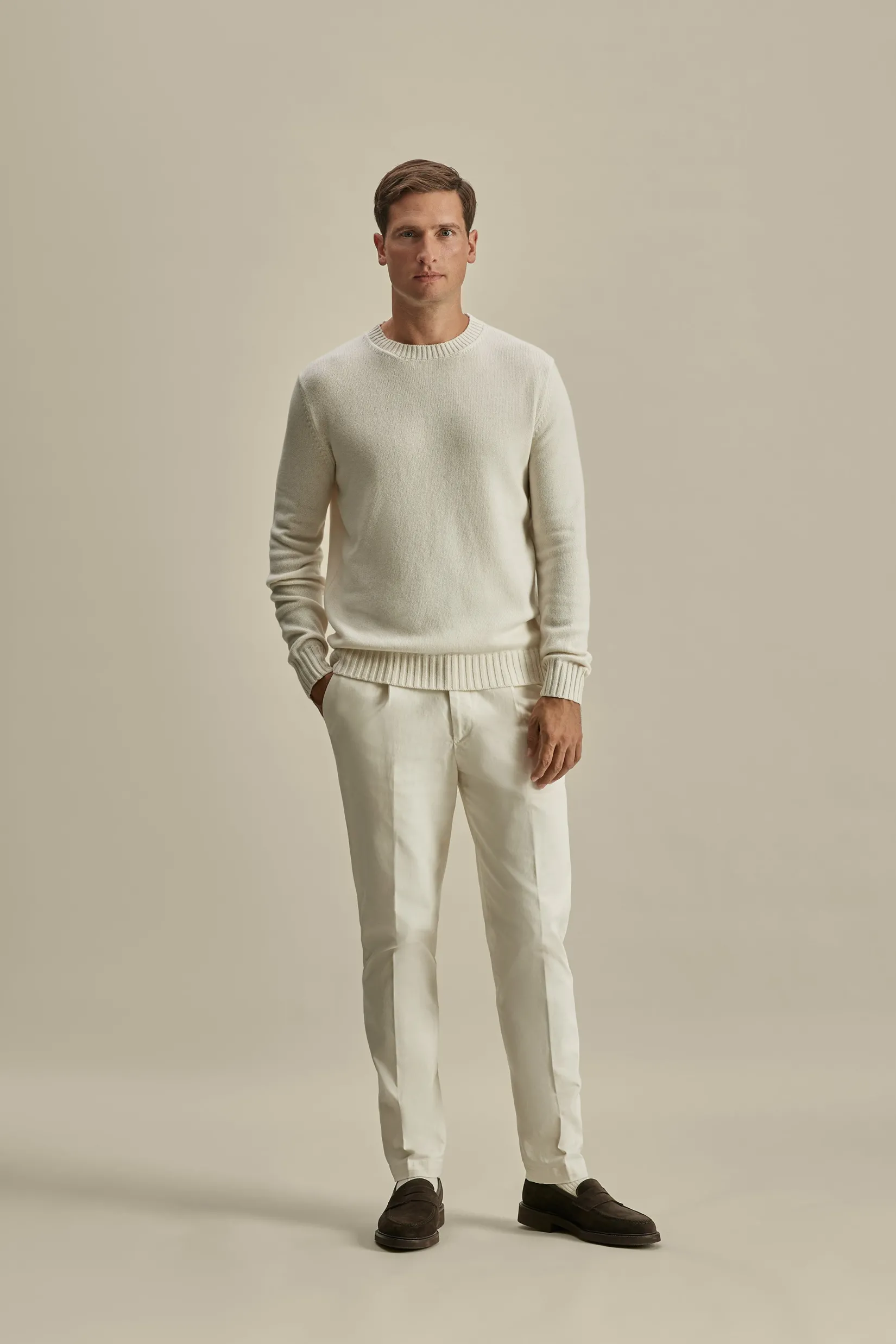 Clearance Cashmere Crew Neck Sweater Knitwear