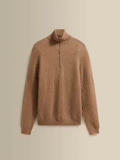 Sale Cashmere Half-Zip Sweater Knitwear