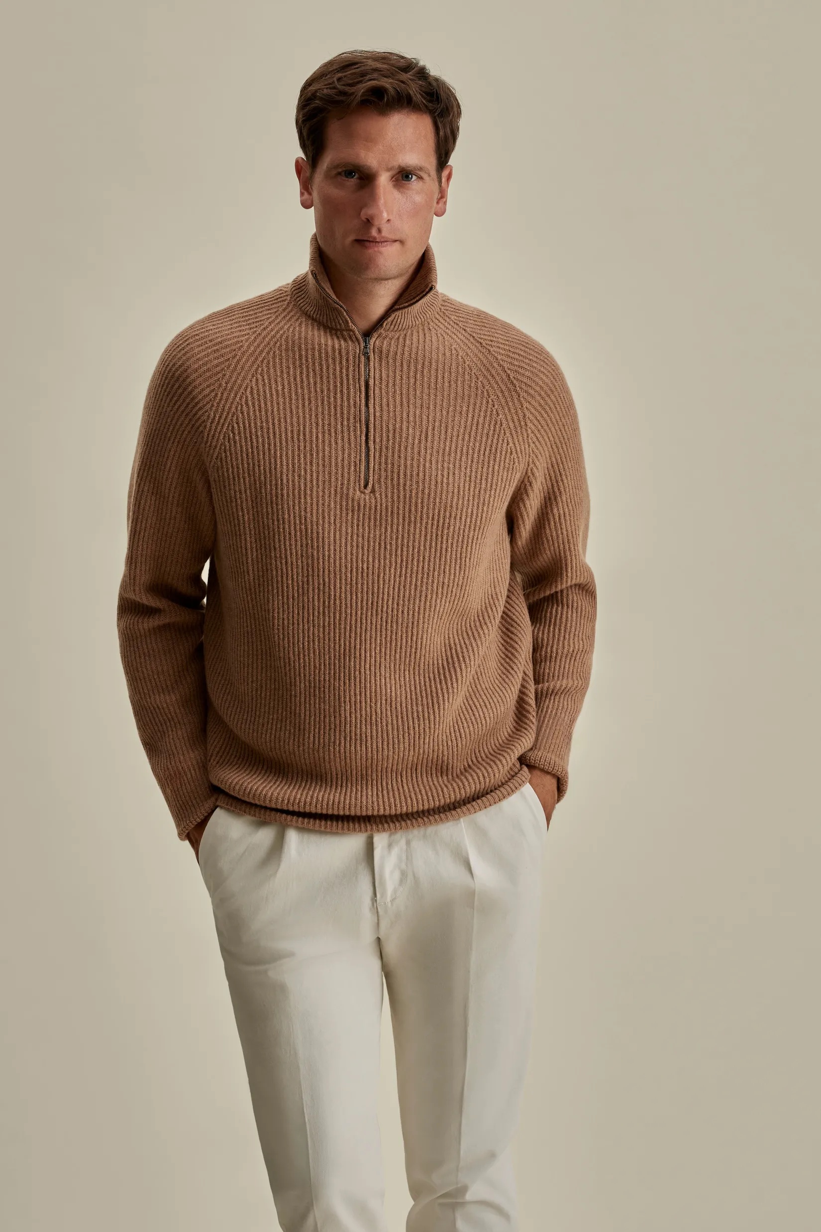 Sale Cashmere Half-Zip Sweater Knitwear