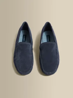Cashmere Lined Suede Slippers Shoes|Accessories
