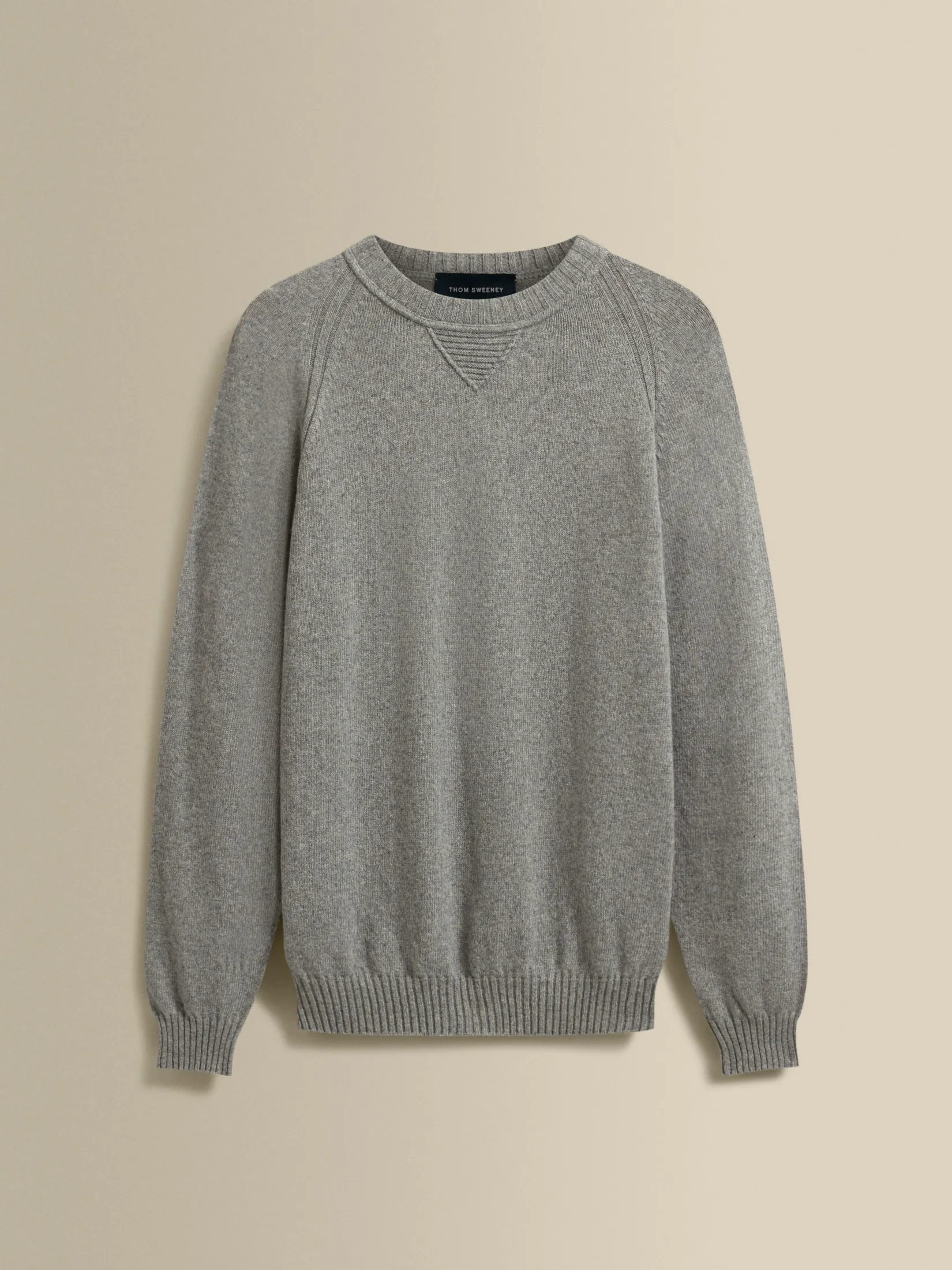 Clearance Cashmere Raglan Crew Neck Sweater Knitwear
