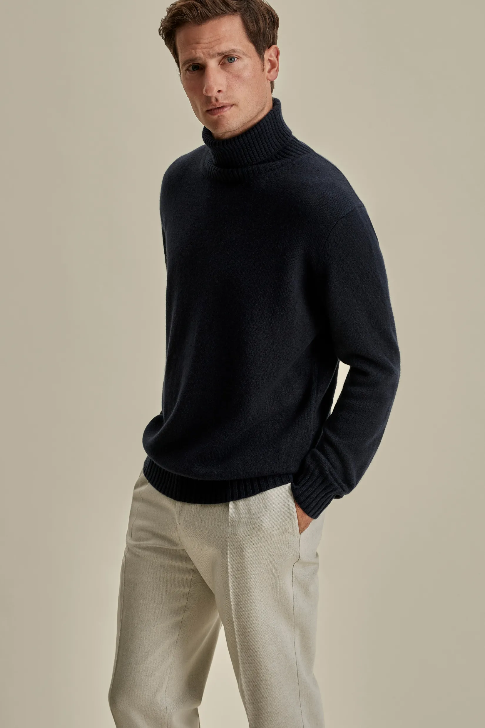Cashmere Roll Neck Sweater Knitwear