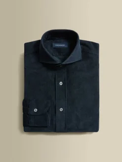 Clearance Corduroy Cutaway Collar Shirt Shirts