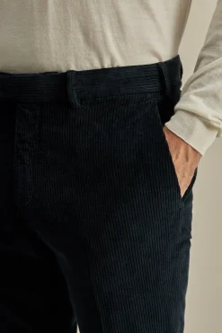 Online Corduroy Easy Fit Flat Front Chinos Trousers & Shorts