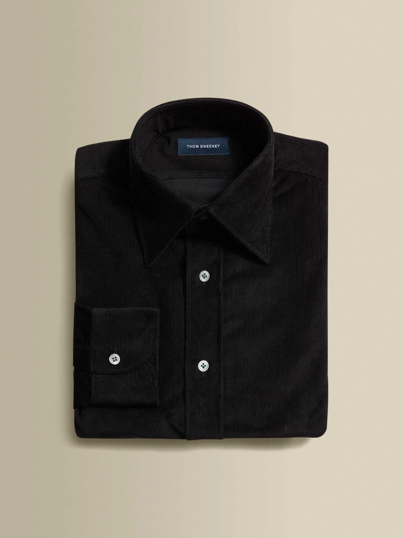 Corduroy Point Collar Shirt Shirts
