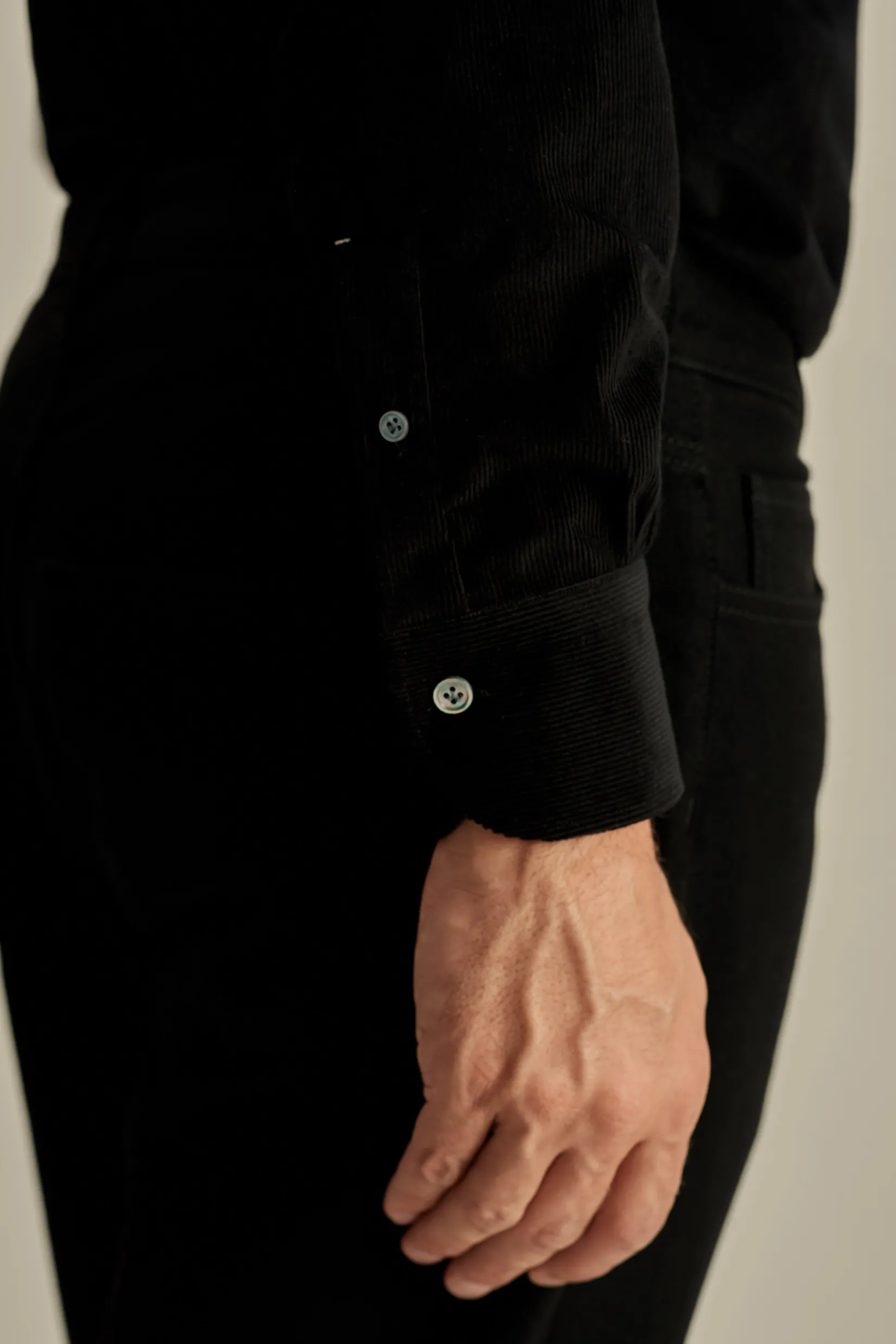 Corduroy Point Collar Shirt Shirts
