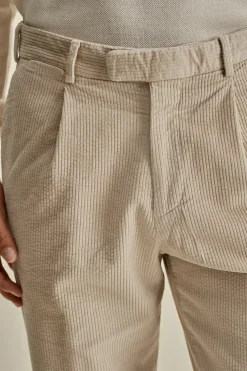 New Corduroy Single Pleat Chinos Trousers & Shorts