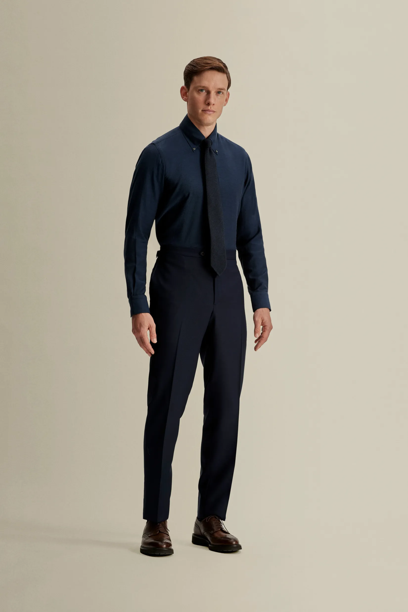 Cotton Cashmere Casual Button Down Oxford Shirt Shirts