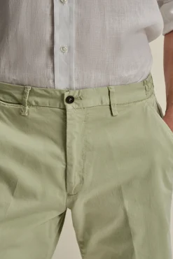 Cotton Flat Front Casual Shorts Trousers & Shorts