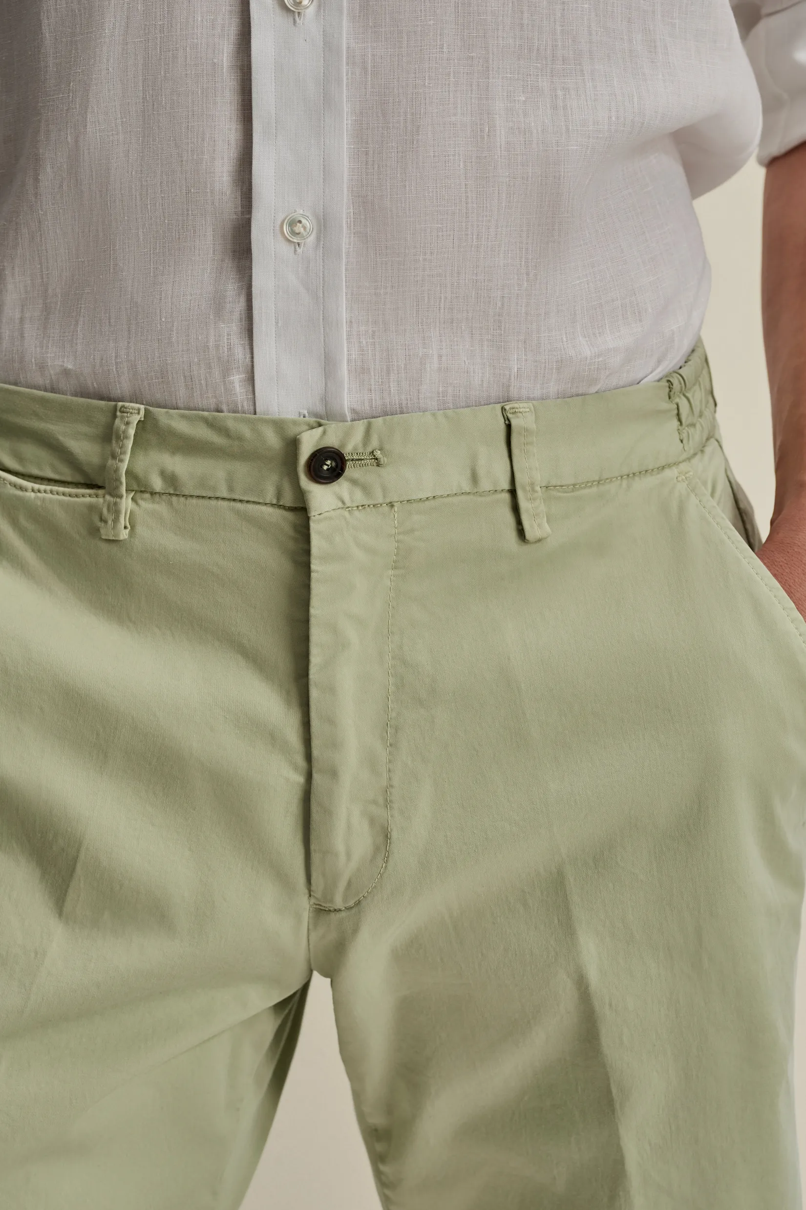 Cotton Flat Front Casual Shorts Trousers & Shorts