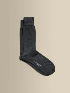 Discount Cotton Plain Dress Sock Accessories