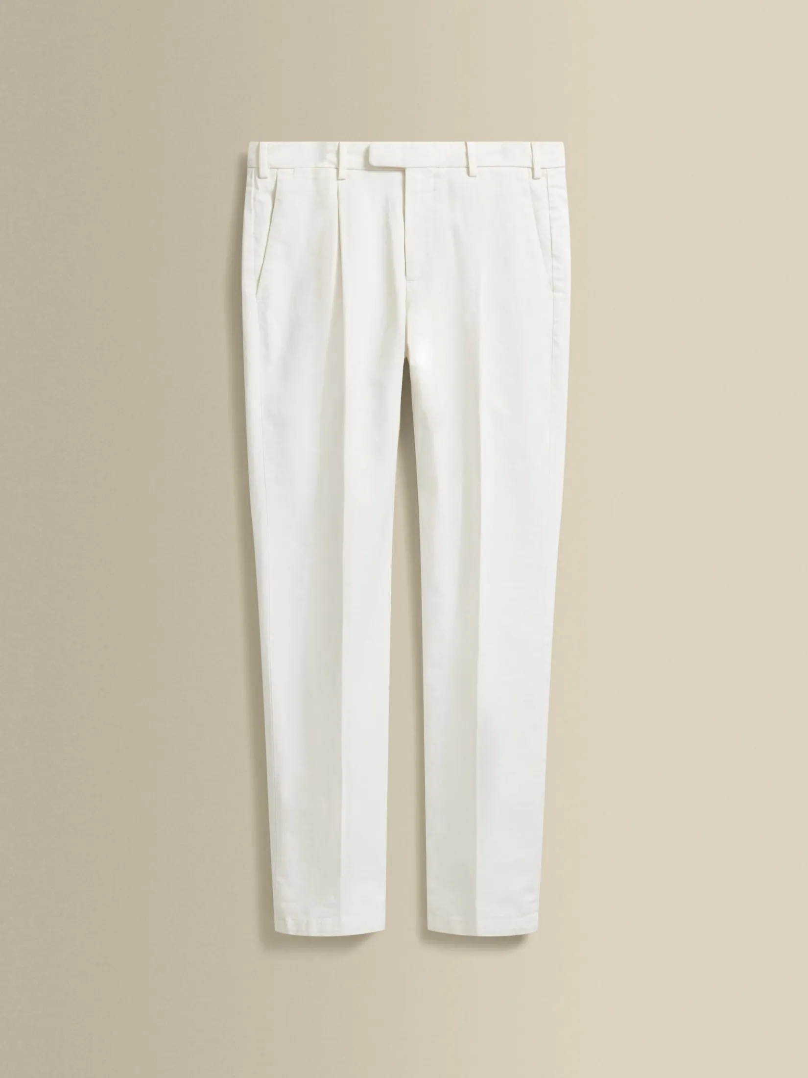 Sale Cotton Single Pleat Chinos Trousers & Shorts