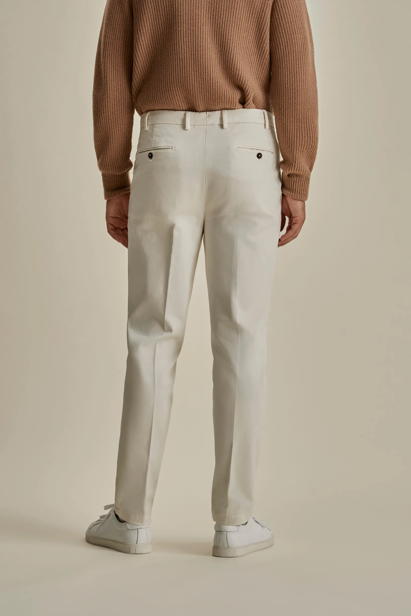 Sale Cotton Single Pleat Chinos Trousers & Shorts