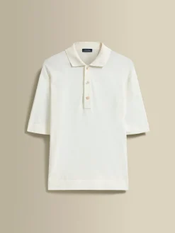 Hot Crepe Cotton Polo Shirt T-Shirts & Polos|Knitwear