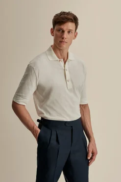 Hot Crepe Cotton Polo Shirt T-Shirts & Polos|Knitwear