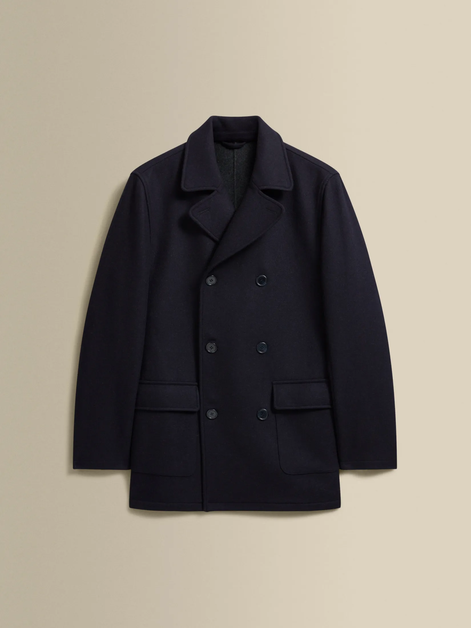 Best Double Wool Pea Coat Outerwear
