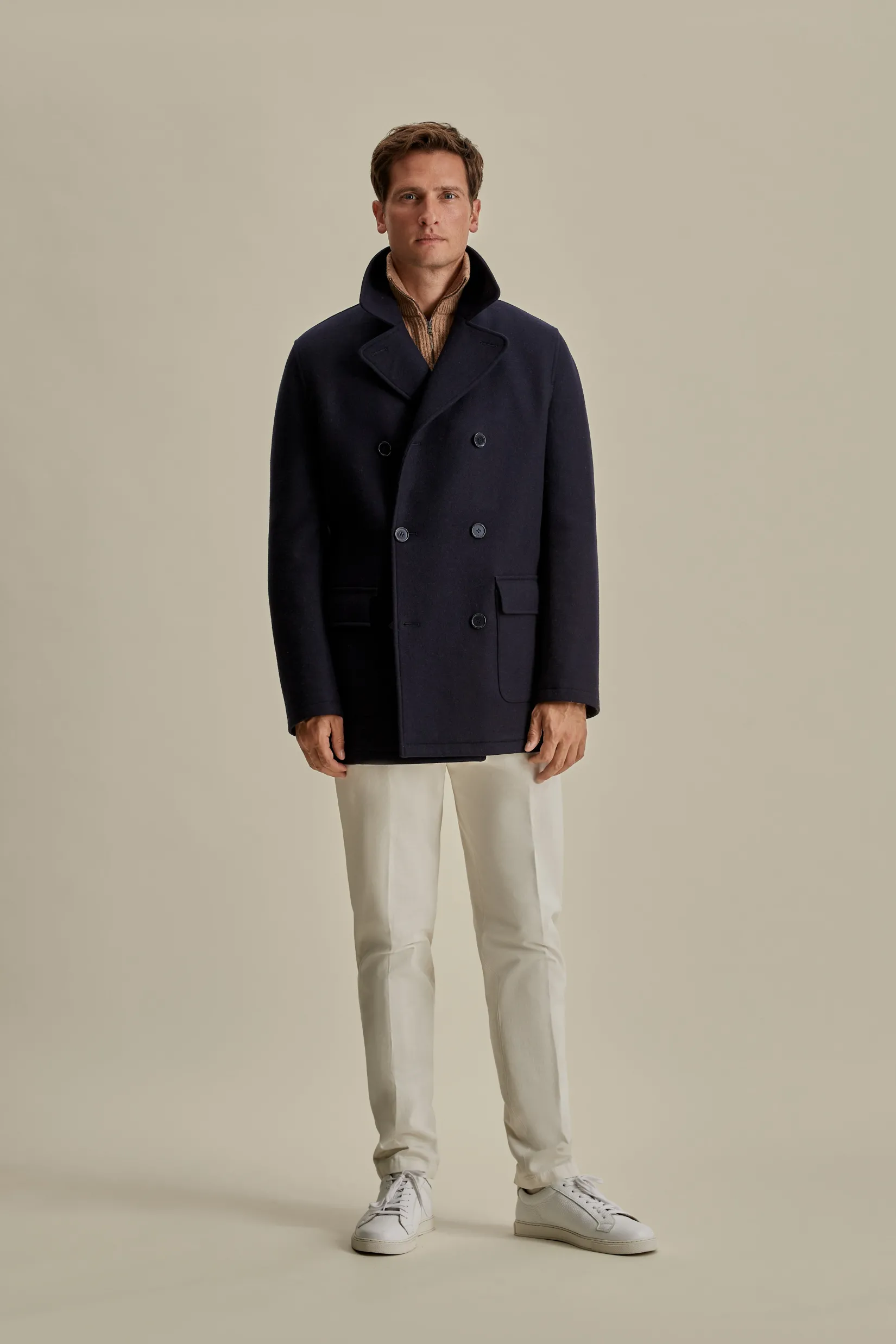Best Double Wool Pea Coat Outerwear