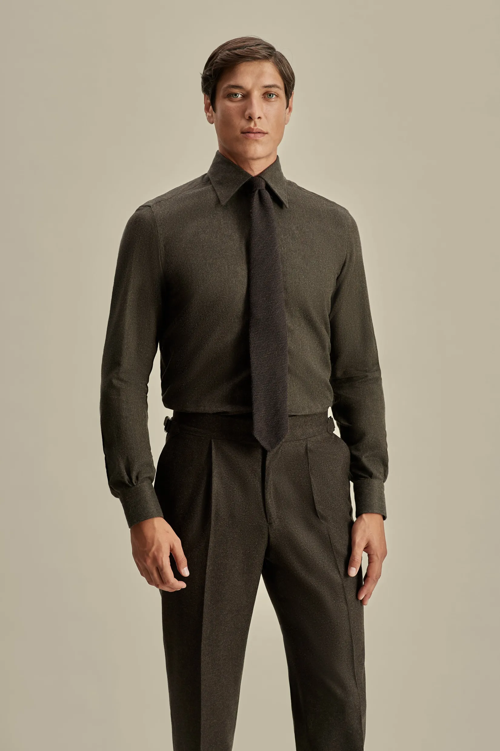 New Flannel Point Collar Shirt Shirts