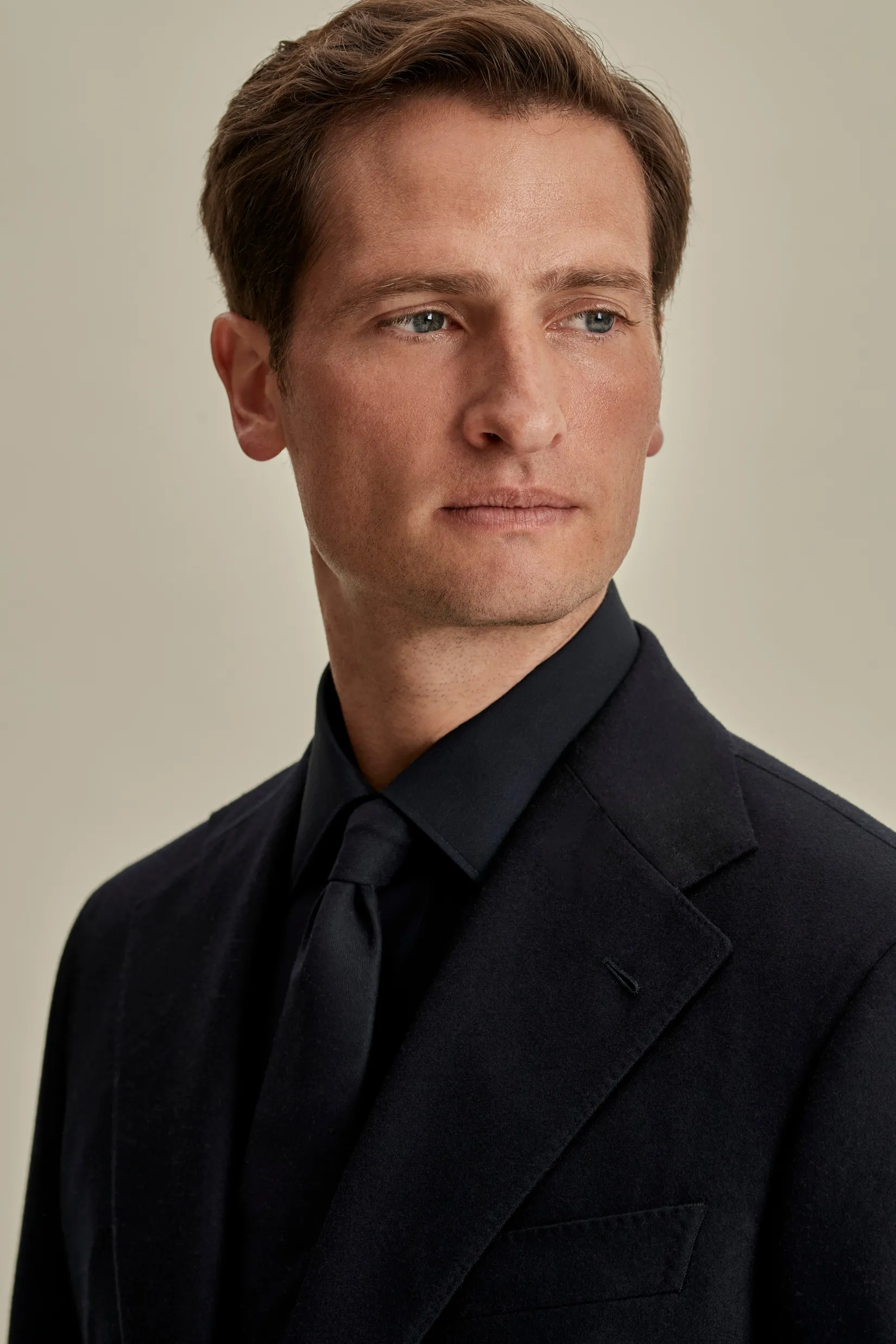 Hot Flannel Single Breasted Wool Suit Tailoring