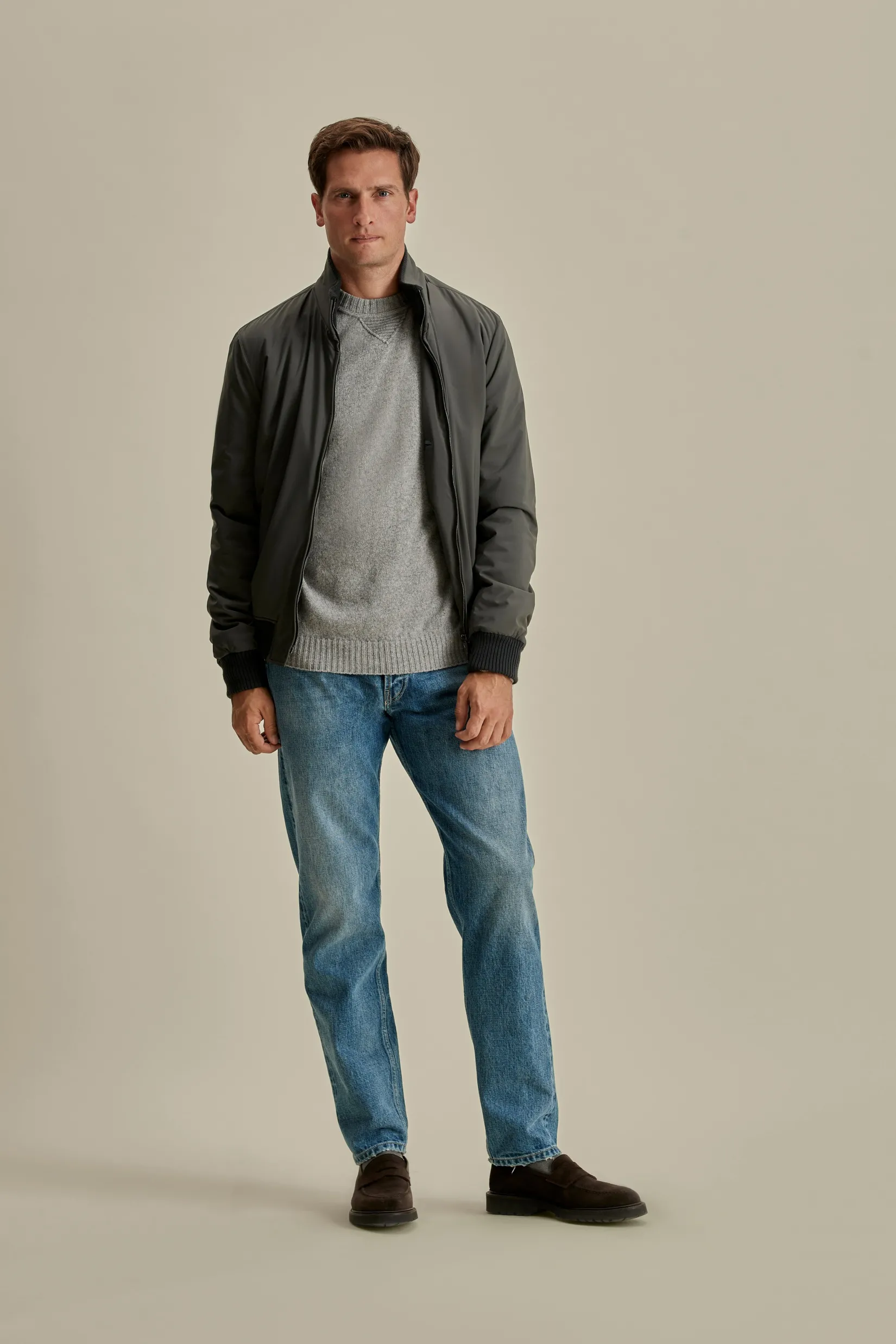 Discount Japanese Nylon Bomber Jacket Outerwear