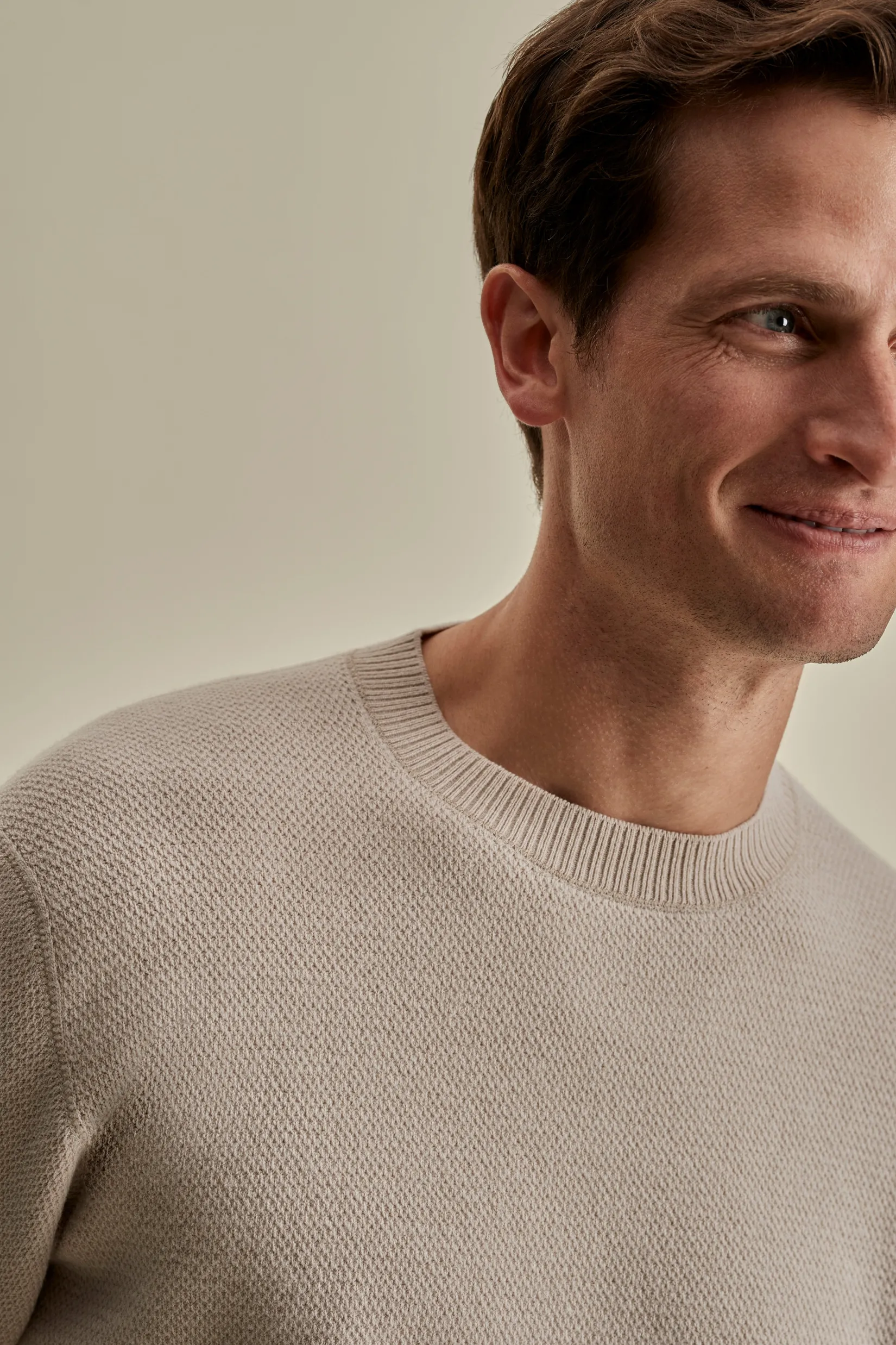 Outlet Japanese Wool Crew Neck Sweater Knitwear