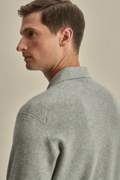 Japanese Wool Long Sleeve Polo Shirt T-Shirts & Polos|Knitwear