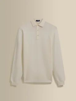 Online Knitted Merino Wool Long Sleeve Polo Shirt T-Shirts & Polos|Knitwear