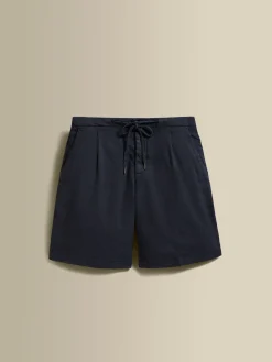 Clearance Linen Jersey Pleated Shorts Trousers & Shorts