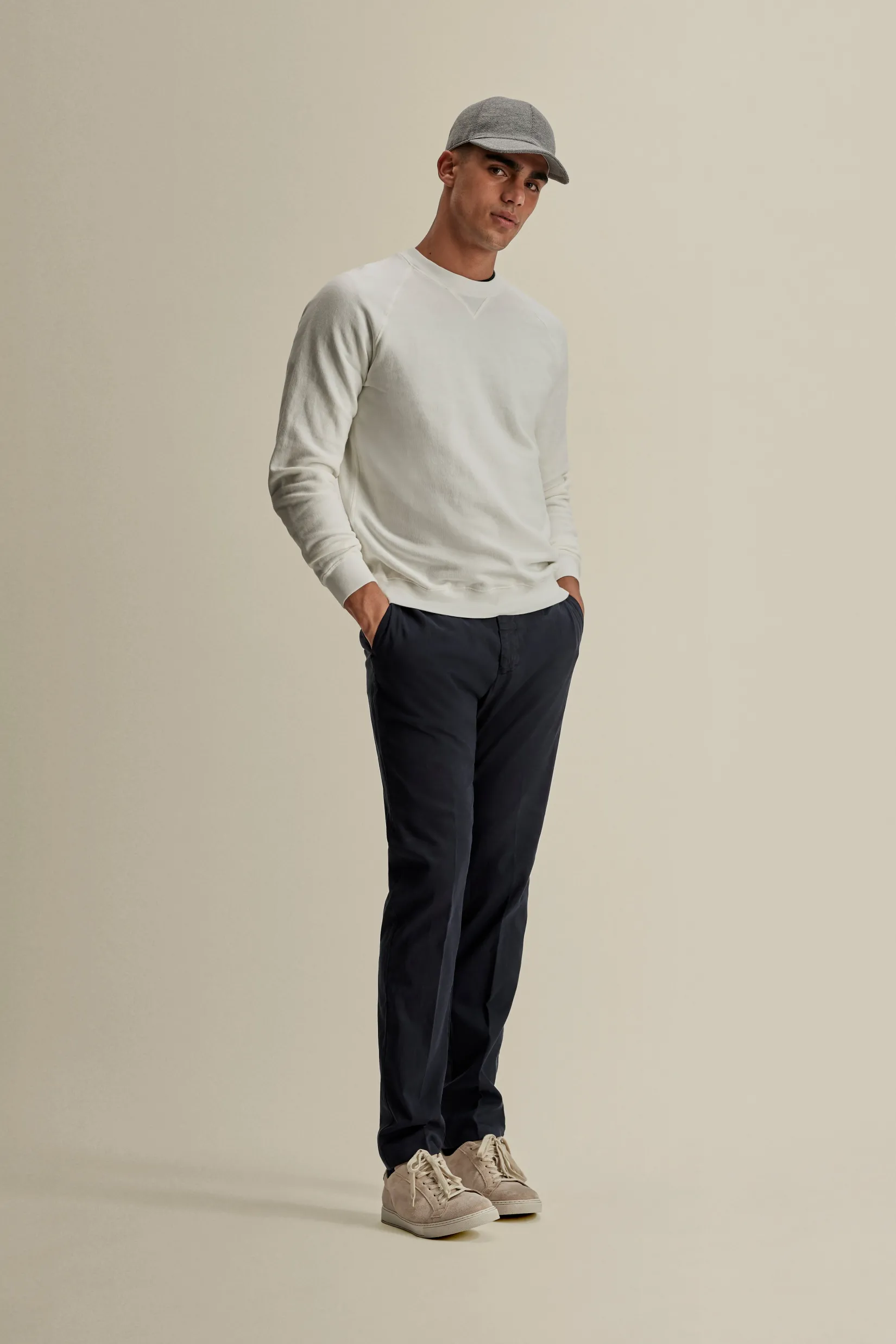 Clearance Loopback Cotton Raglan Sweater Loungewear
