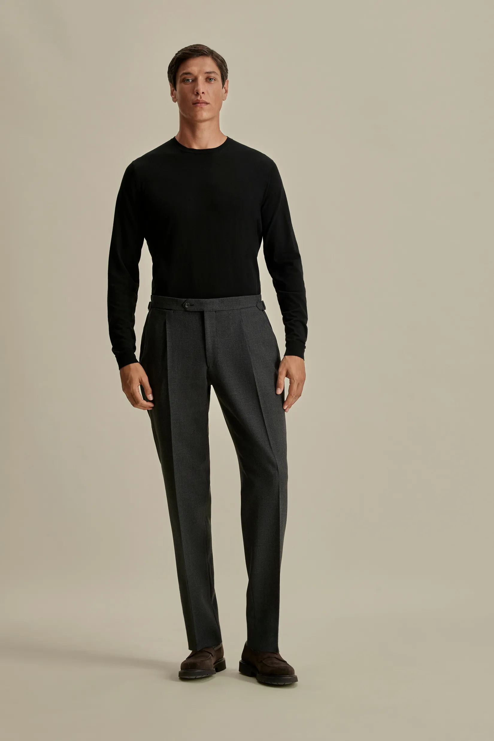 Clearance Merino Wool Extrafine Crew Neck Sweater Knitwear