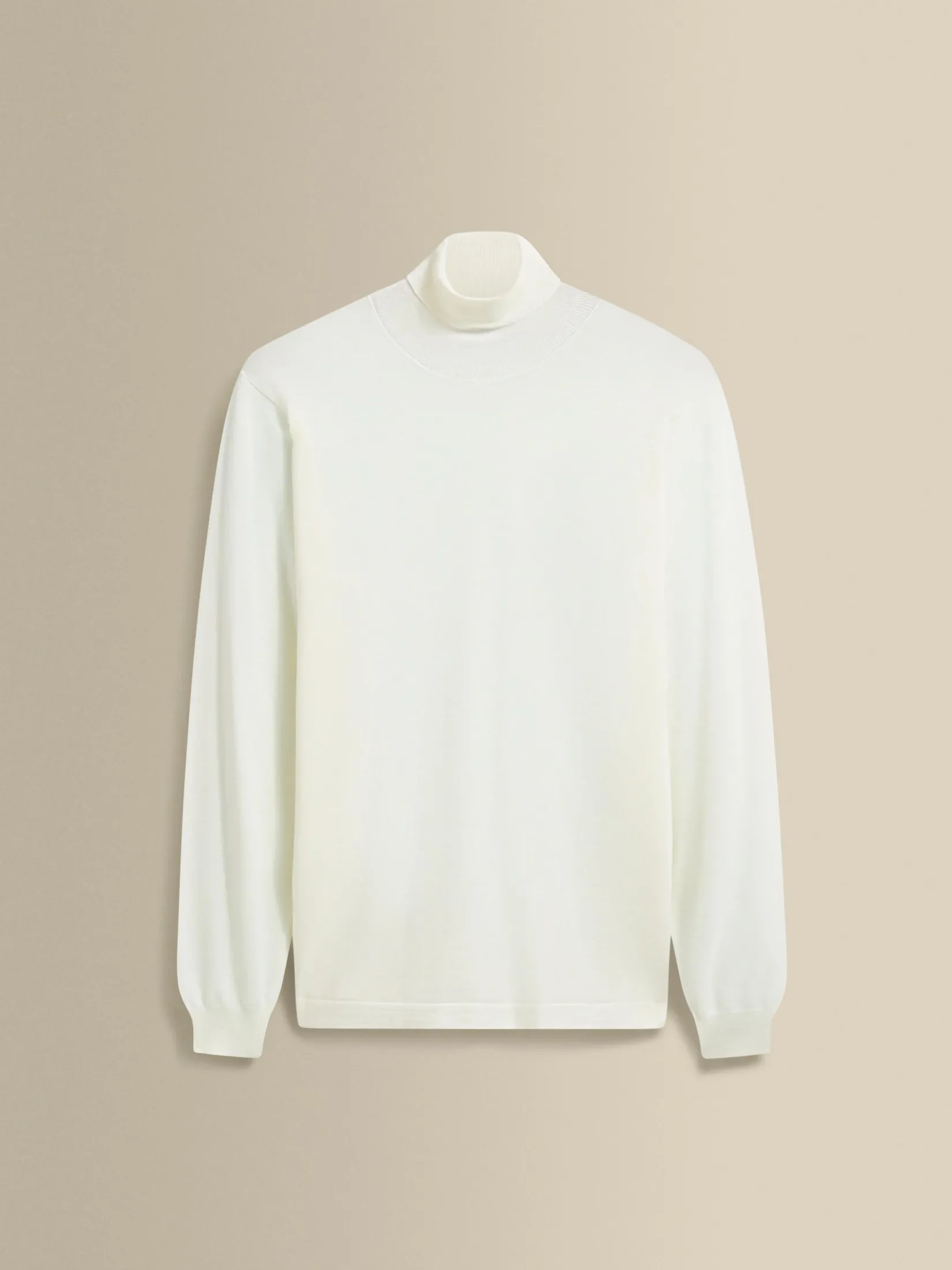 Discount Merino Wool Extrafine Roll Neck Sweater Knitwear