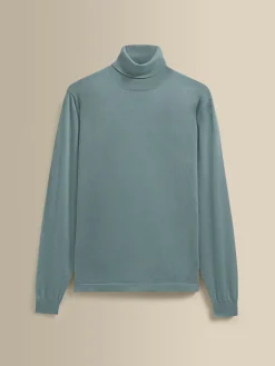 Outlet Merino Wool Extrafine Roll Neck Sweater Knitwear