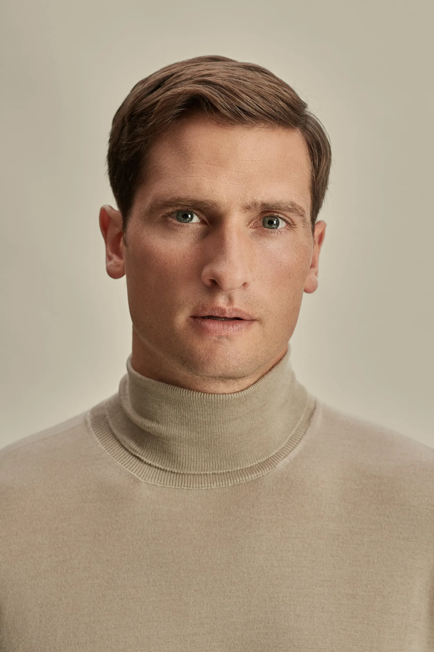 Sale Merino Wool Extrafine Roll Neck Sweater Knitwear