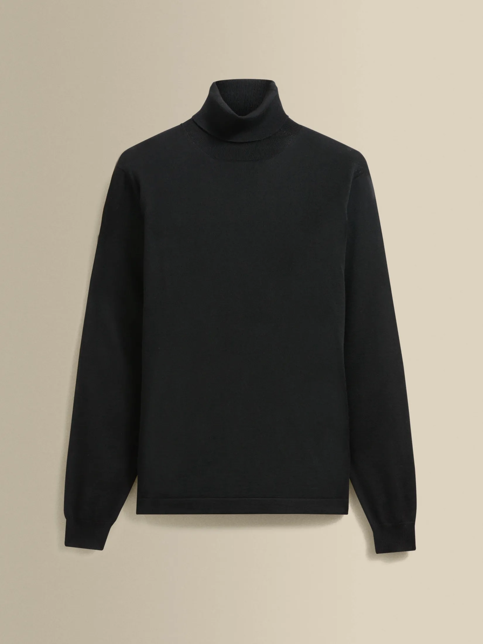 New Merino Wool Extrafine Roll Neck Sweater Knitwear