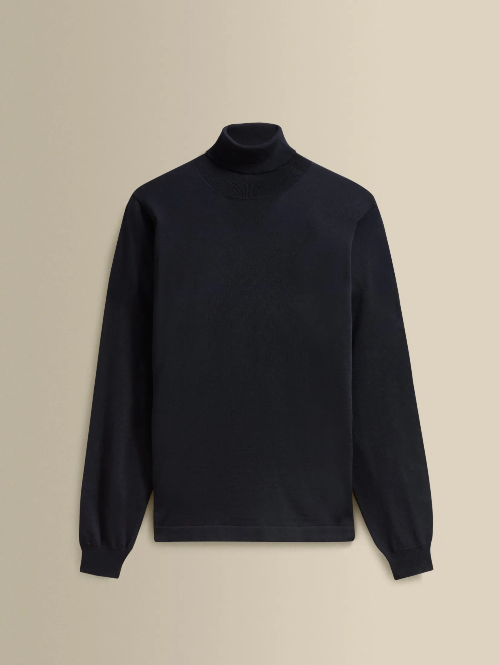 Best Merino Wool Extrafine Roll Neck Sweater Knitwear