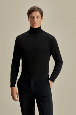 Best Merino Wool Extrafine Roll Neck Sweater Knitwear