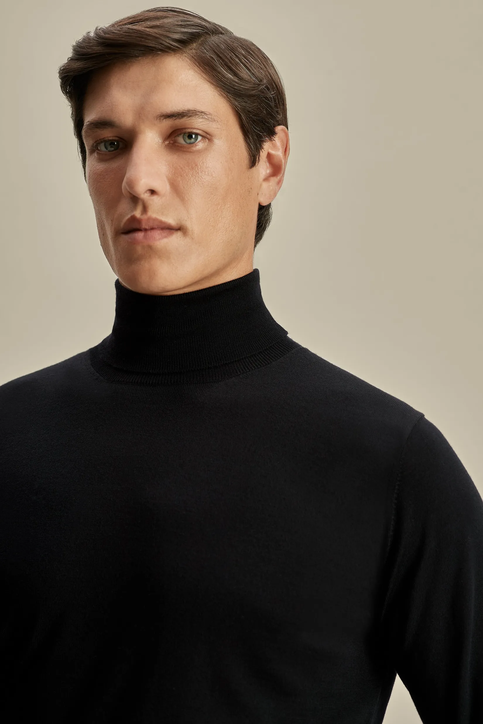 Best Merino Wool Extrafine Roll Neck Sweater Knitwear