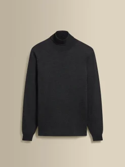 Merino Wool Extrafine Roll Neck Sweater Knitwear