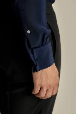Clearance Silk Lecce Collar Fly Front Shirt Shirts