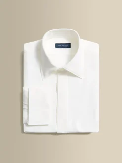 Silk Lecce Collar Fly Front Shirt Shirts