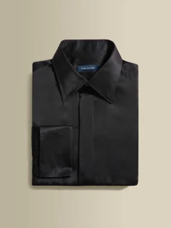 Online Silk Lecce Collar Fly Front Shirt Shirts
