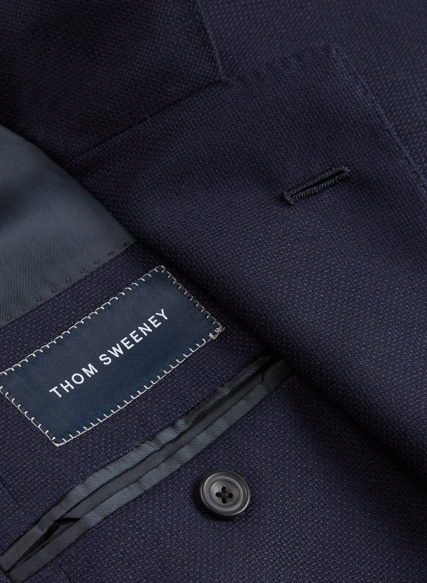 Hot Single Breasted Wool Hopsack Jacket Tailoring