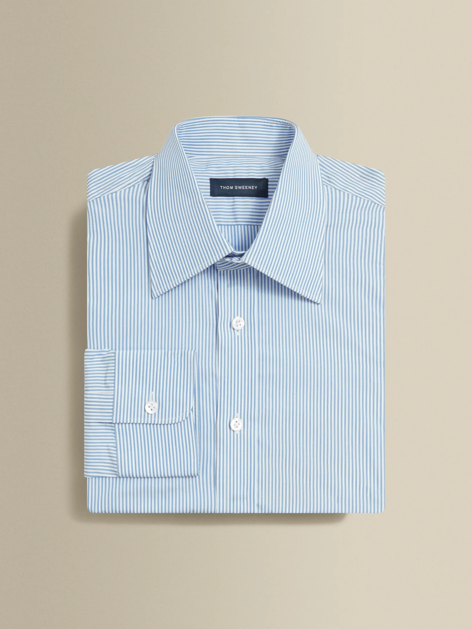 Best Solid Poplin Point Collar Bengal Stripe Shirt Shirts