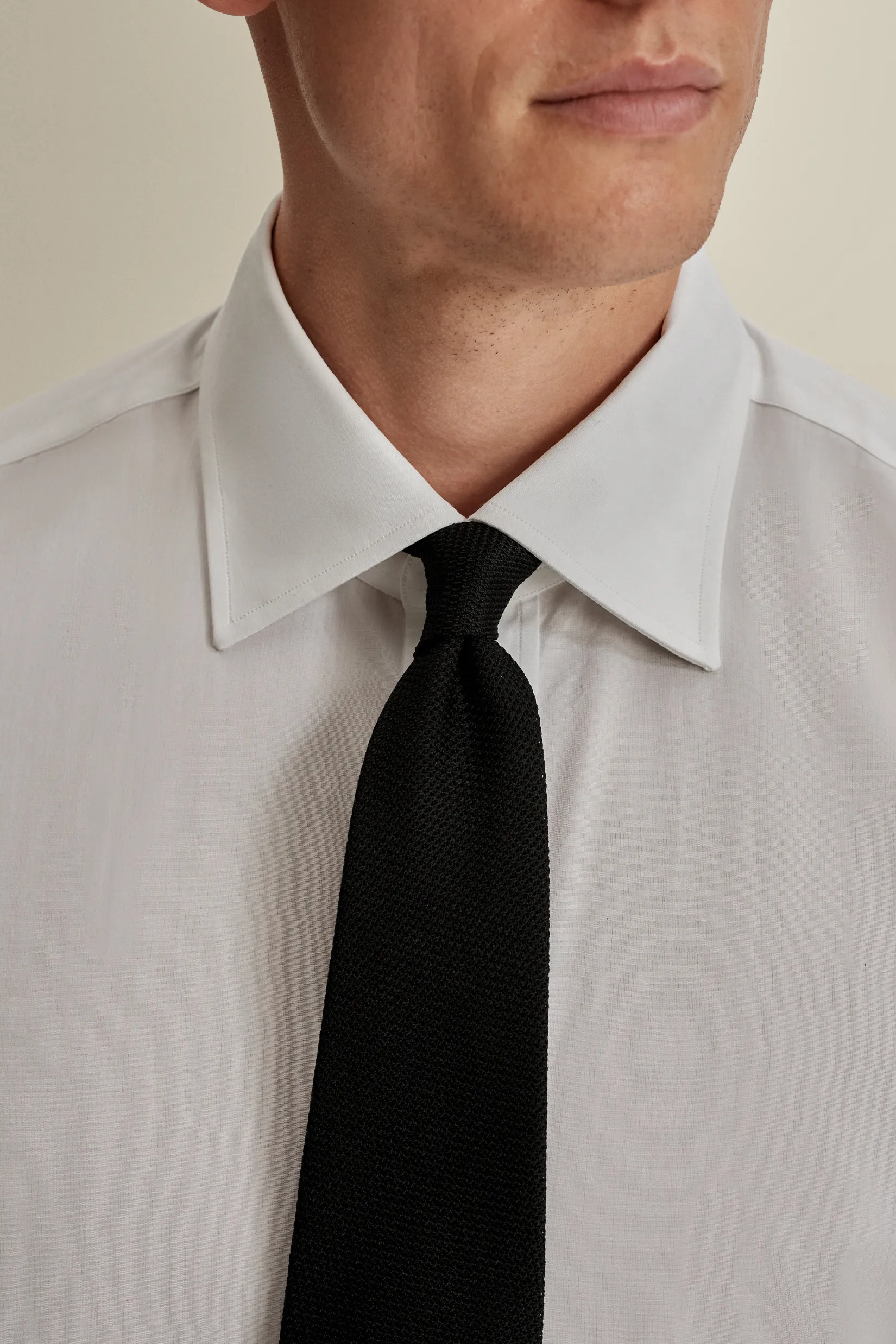 Clearance Solid Poplin Point Collar Shirt Shirts