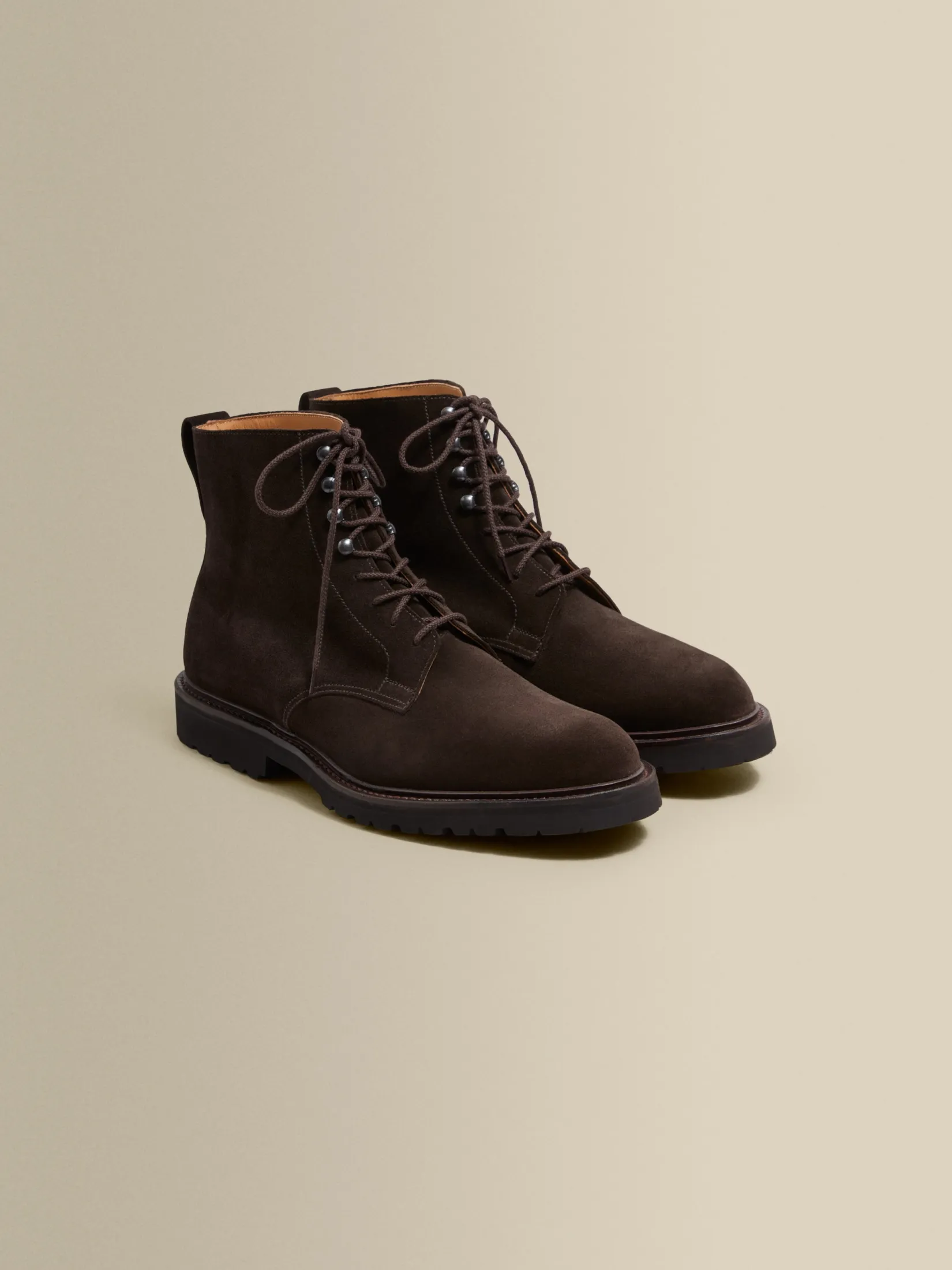 Online Split Suede Derby Boots Shoes
