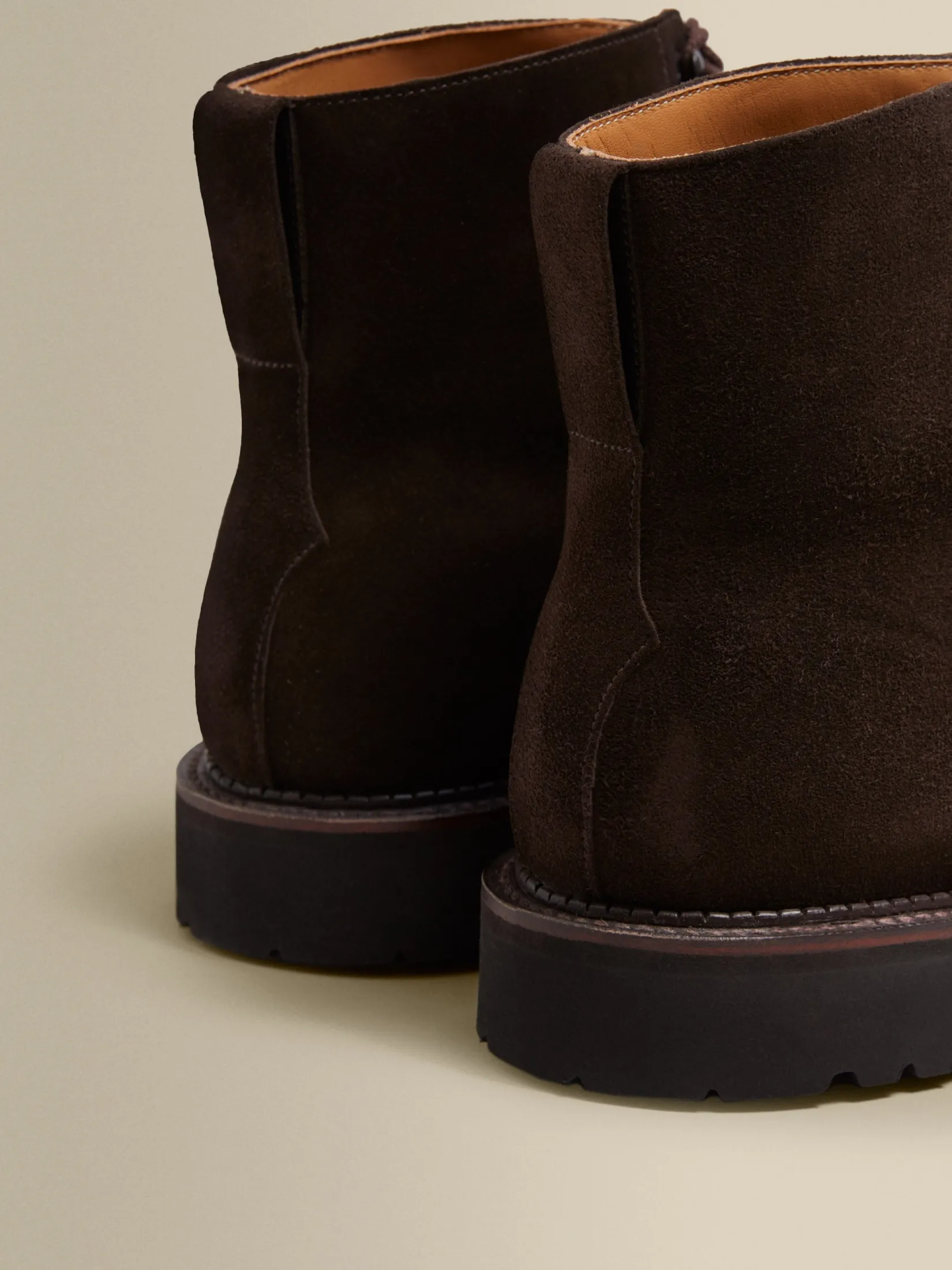 Online Split Suede Derby Boots Shoes