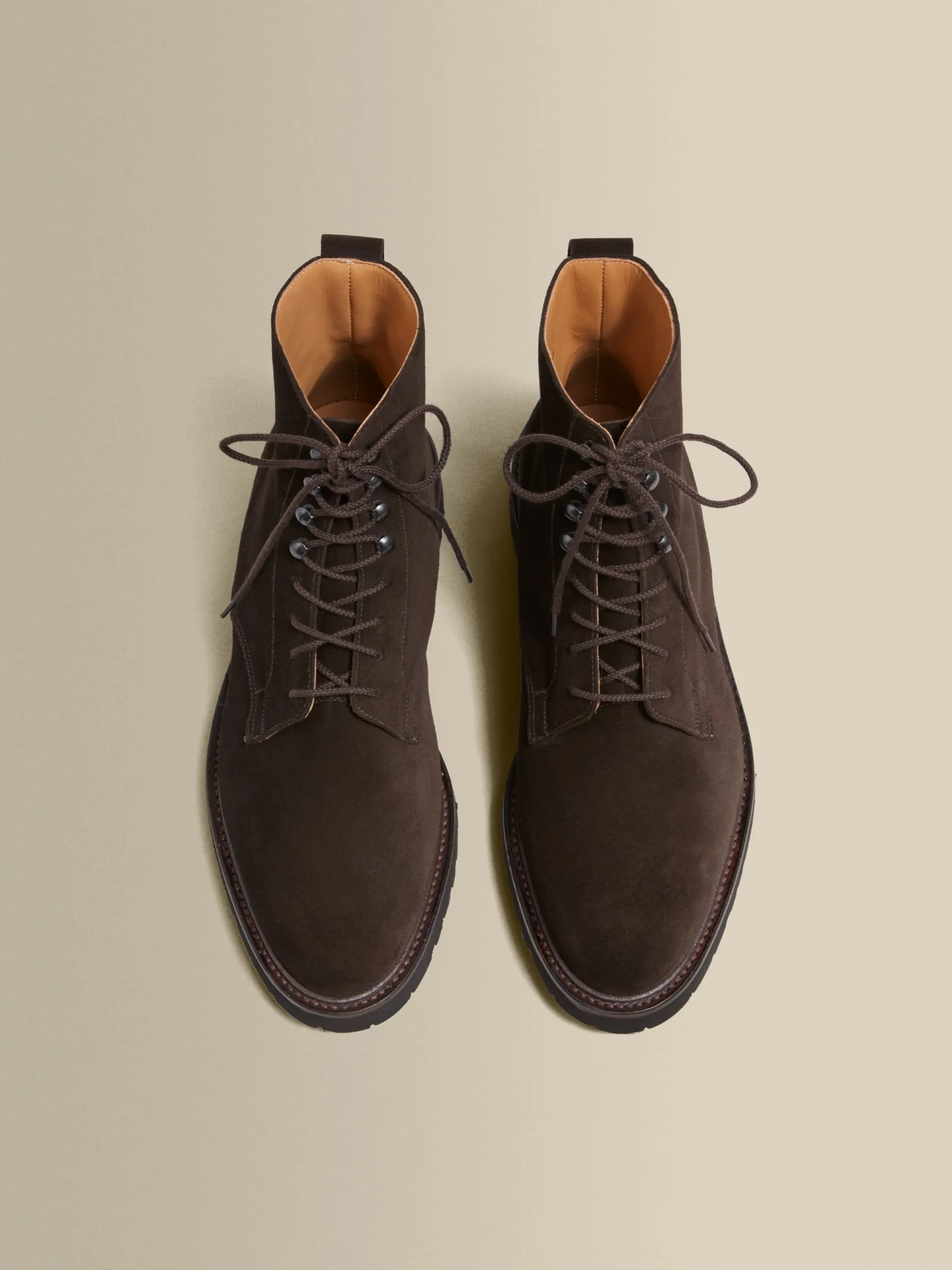 Online Split Suede Derby Boots Shoes