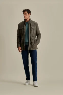 Online Suede Field Jacket Outerwear