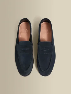 Clearance Suede Split Toe Loafer Shoes Shoes